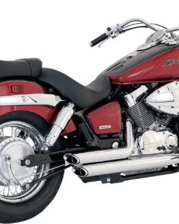 Vance & Hines Shortshots Staggered Chrome Exhaust Fits 04-09 Shadow Aero 750