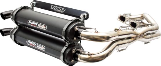Stage 5 Full Exhaust - Dual Cerakote Black Mufflers