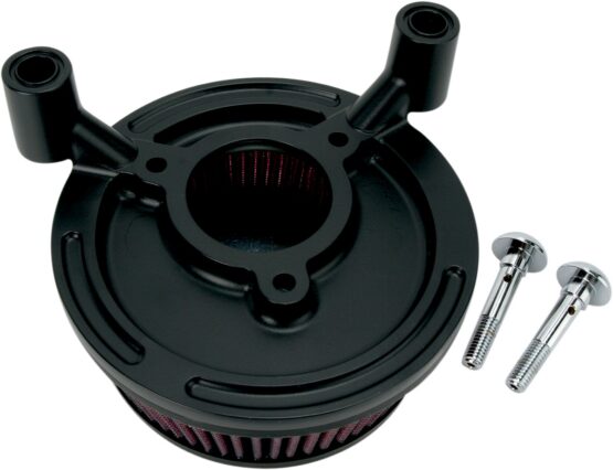 Arlen Ness Stage I Big Sucker Air Filter Kit, Black Smooth Steel - Image 2