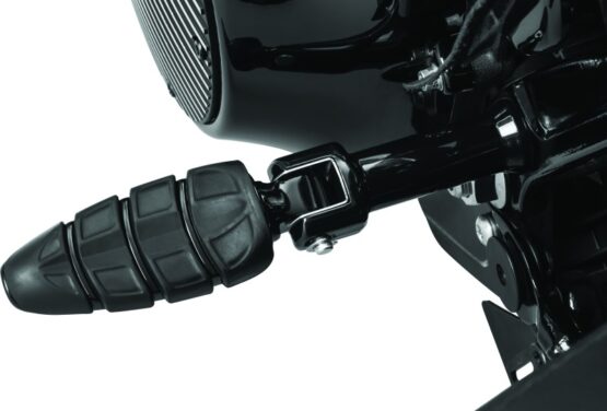 Splined Passenger Peg Adapter Black Tapered - Kuryakyn 8924 - Image 2