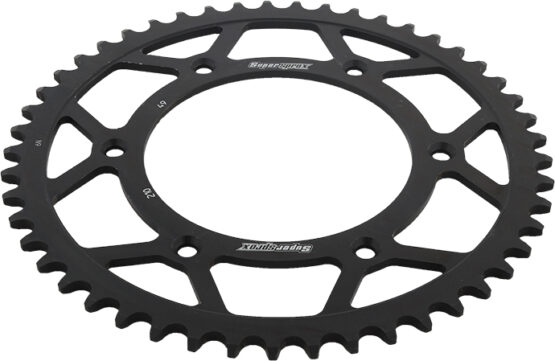 Supersprox Rear Steel Sprocket 49T Black Fits Honda - Image 2