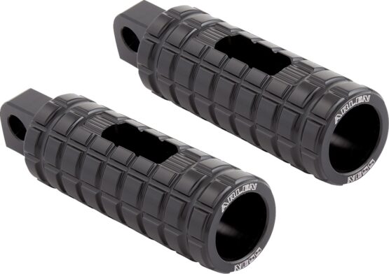 Arlen Ness SpeedLiner Footpegs Male Mount Black