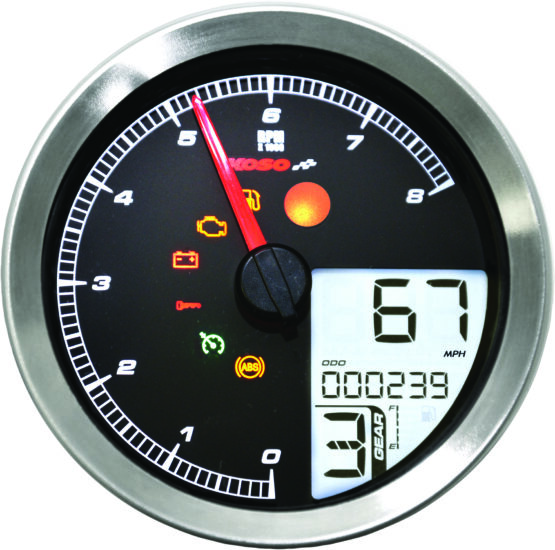 LCD Color Change Speedo and Tachometer Silver - Image 5