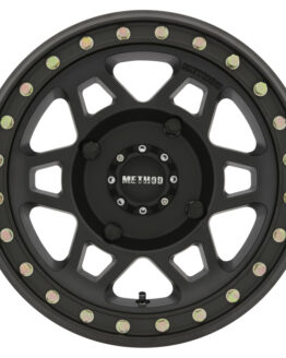 MR405 UTV Beadlock 15x7 / 4+3/13mm Offset / 4x136 / 106mm CB Matte Black Wheel