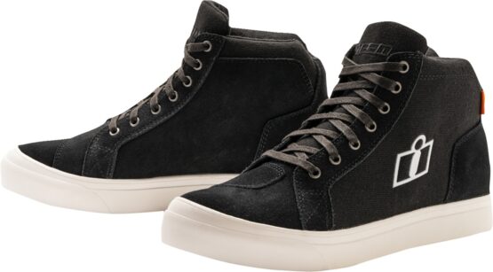 ICON Carga CE Boots Black/White Men's 9.5