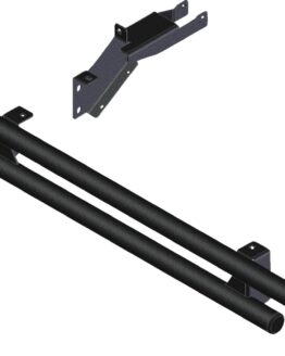 KFI Double Tube Rear Bumper Black Fits 22-23 Polaris Ranger 570 SP Crew