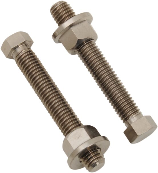 Titanium Axle Adjuster Bolts 8X52mm 10mm/12mm Heads - Image 2