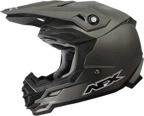 FX-19R Full Face Offroad Helmet Matte Gray X-Large