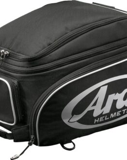 Arai Helmet Bag Black White with Shoulder Straps