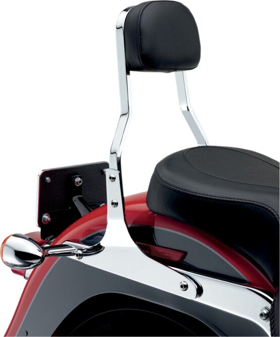 Short Square 14" Sissy Bar Chrome