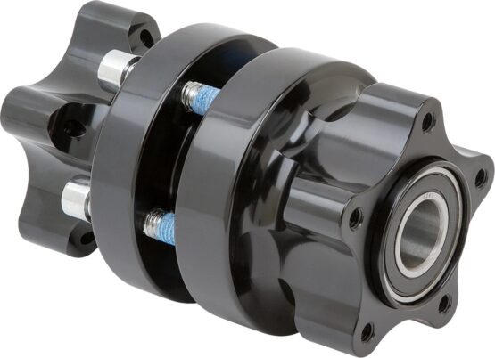Arlen Ness Cartridge Front Hub Dual Disc Black For Harley Softail Low Rider