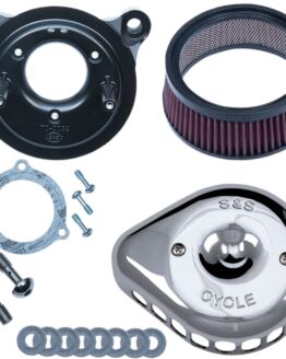 S&S Chrome Stealth Mini Teardrop Air Cleaner for Harley-Davidson