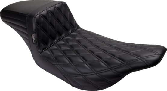 Le Pera Kickflip Seat Double Diamond Black For Harley FLHT/FLTR