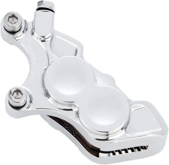 Arlen Ness Chrome Tech 4-Piston Front Right Brake Caliper Chrome 11.8"