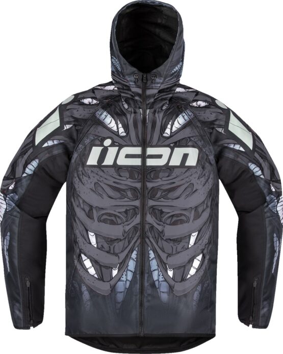 ICON Airform Manik'R Jacket 2XL Gray/Black Men's