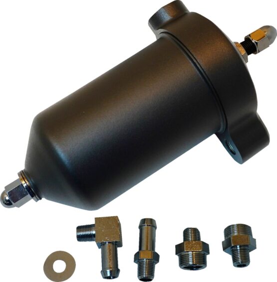 Drag Specialties Oil Filter Assembly Black For Harley-Davidson Big Twin