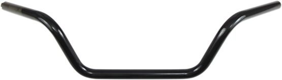 Drag Specialties 1in Low Buckhorn Handlebar Black Gloss