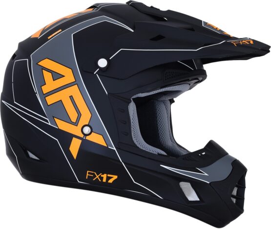 FX-17 Full Face Offroad Helmet Matte Orange 2X-Large - Image 2