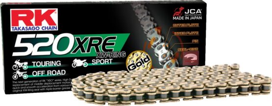RK Chain GB520XRE-120 XRE Series 520 Gold Drive Chain 120 Links - Image 2