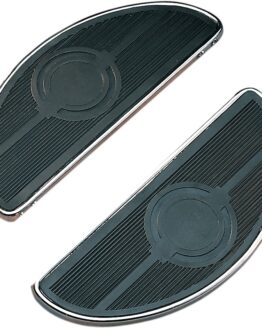 Half-Moon Driver Floorboards Chrome