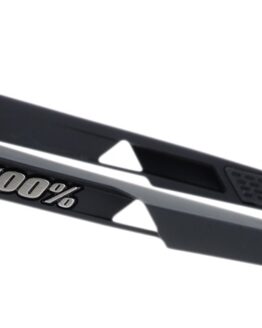 100% Speedcraft Sunglasses, Black/Red Lens, Unisex
