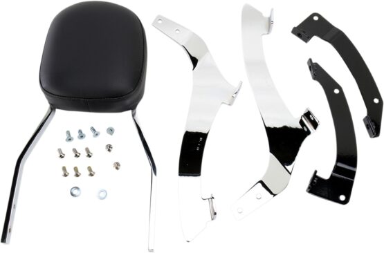 Short Square 14" Sissy Bar Chrome