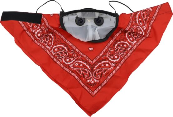 ATV Tek Pro Bandana Dust Mask Red - Image 3