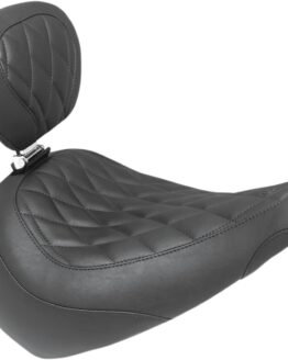 Tripper Diamond  Wide Solo Seat w/Backrest