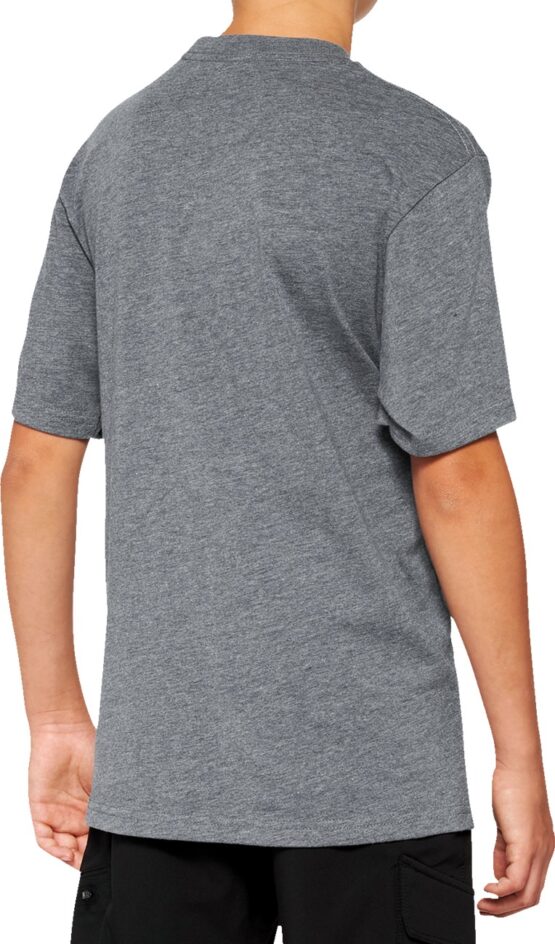100% Youth Icon Tee Heather Gray - Youth XL - Image 2