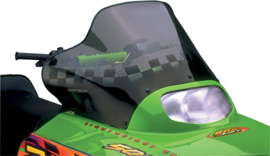 Powermadd Cobra Mid Smoke Black Windshield For Arctic Cat ZR ZL Z Models