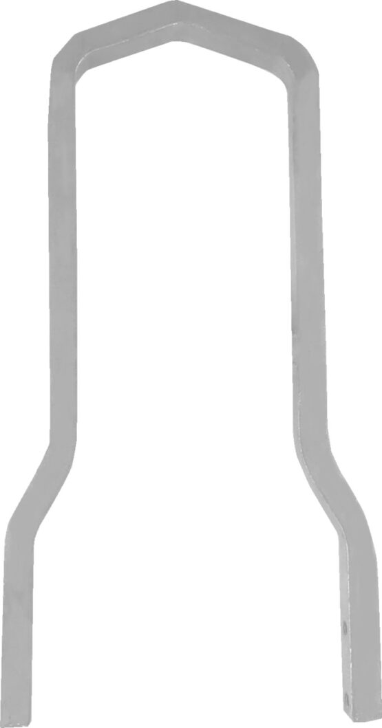 Drag Specialties Square Sissy Bar Chrome 11.10in x 6.69in For Harley Dyna