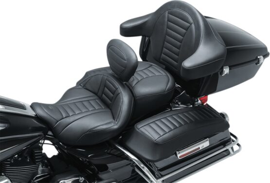 Driver Backrest Post & Pad Only Black by Mustang - Image 3