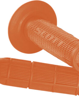 Radial Half Waffle Motorcycle Grips Orange 7/8"