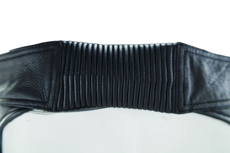 Kuryakyn Plains Leather Chaps Black Large Men's - Image 5