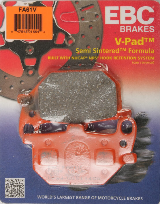 V Series Front Brake Pads - Image 2