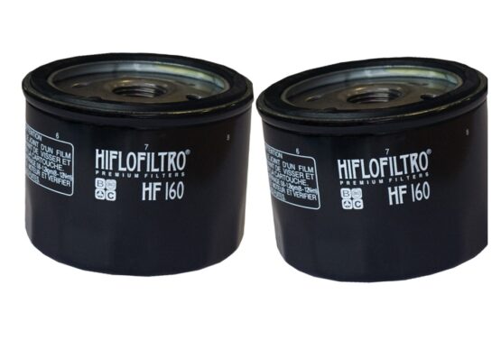 HF160 Oil Filter - Black - 2 Pack