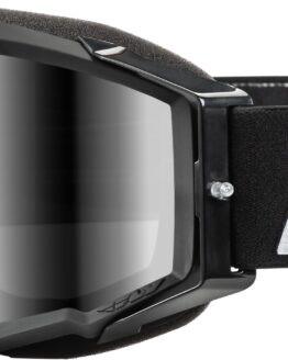 Fly Racing Zone Elite Goggle Black/Silver with Silver Mirror Lens
