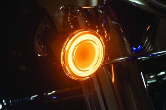 Tracer L.E.D. Front Turn Signal Insert Amber Light Smoke Lens 1157 - Image 4