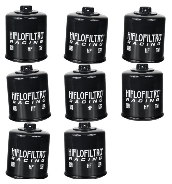 HF204RC Race Oil Filter - Black - 8 Pack