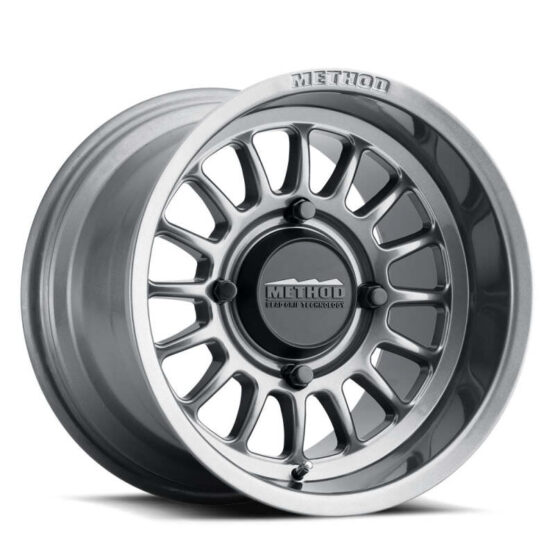 Method MR411 Bead Grip 15x7 5x4.5 Gloss Titanium Wheel