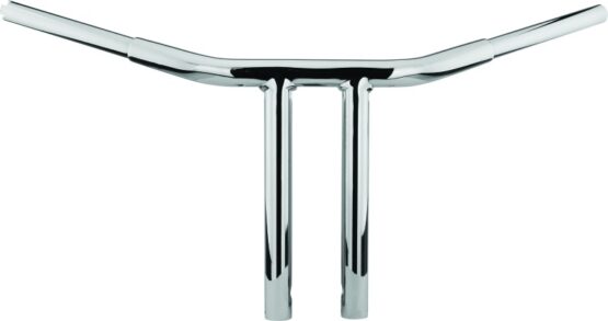 Biker's Choice 10in Chrome Straight T-Bars Handlebars