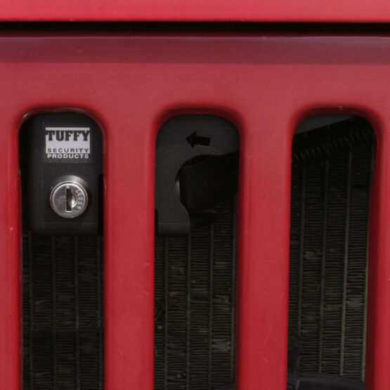 Tuffy Hood Lock Black For 1987-1995 Jeep Wrangler YJ