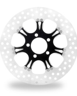 Performance Machine 11.8" Virtue Front Brake Rotor Black/Chrome