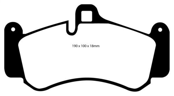Bluestuff Front Brake Pads Fits 01-03 Porsche 911 996 Twin Turbo GT2 Iron Rotor