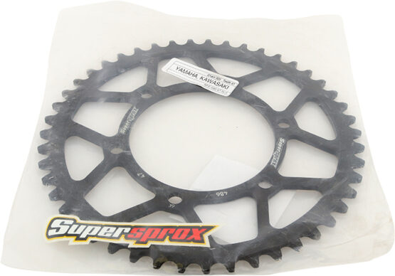Supersprox Steel Rear Sprocket 47T Black 520 Fits Honda/Kawasaki/Yamaha - Image 3
