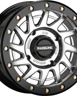 Raceline Squad Beadlock 15x7 4x156 Hyper Silver/Black +38 ATV/UTV Wheel