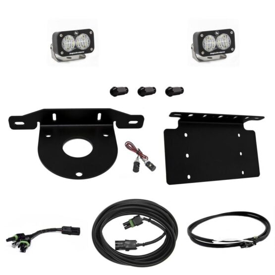 Baja Designs Dual S2 Sport Reverse Kit w/ License Plate Fits 2021+ Ford Bronco