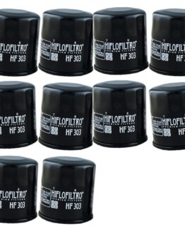 HF303 Oil Filter - Black - 10 Pack