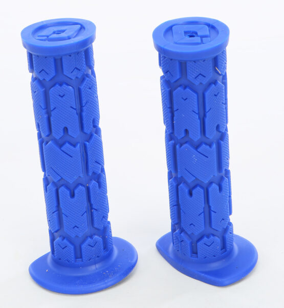 ODI Rogue Single-Ply ATV Grips Blue - Image 2