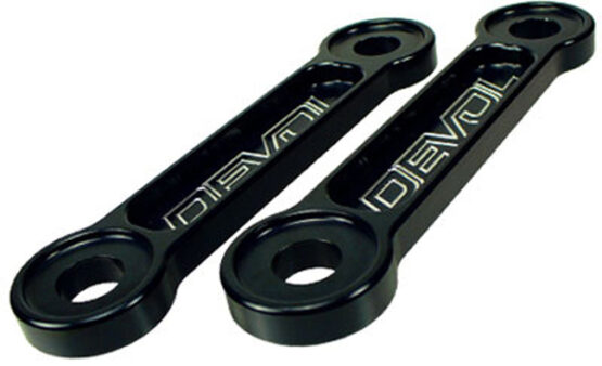 Devol Lowering Link 1.75" Black Aluminum Fits 08-14 Kawasaki KLR650